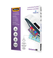 Pouches Enhance80 - A5 - 154x216 mm - 2x80 micron - Fellowes - scatola 100 pezzi