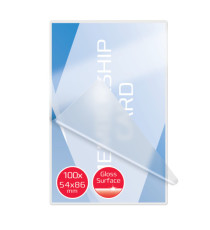 Pouches per plastificazione - credit card - 54 x 86 mm - 2 x 250 micron - GBC - conf. 100 pezzi Pouches per plastificazione - credit card - 54 x 86 mm - 2 x 250 micron - GBC - conf. 100 pezzi