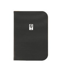Portamenù Essential - A4 - 31,5 x 24 cm - nero - Securit Portamenù Essential - A4 - 31,5 x 24 cm - nero - Securit