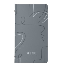 Portamenù linea Linee - 18x31,6 cm - grigio - Stilcasa Portamenù linea Linee - 18x31,6 cm - grigio - Stilcasa