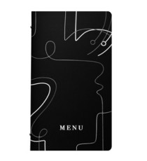 Portamenù linea Linee - 18x31,6 cm - nero - Stilcasa Portamenù linea Linee - 18x31,6 cm - nero - Stilcasa