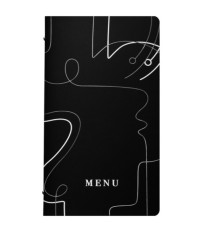 Portamenù linea Linee - 18x31,6 cm - nero - Stilcasa Portamenù linea Linee - 18x31,6 cm - nero - Stilcasa
