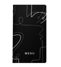 Portamenù linea Linee - 18x31,6 cm - nero - Stilcasa Portamenù linea Linee - 18x31,6 cm - nero - Stilcasa