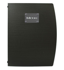 Portamenù Rio - 1 inserto doppio incluso - A4 - 24 x 34 cm - nero - Securit Portamenù Rio - 1 inserto doppio incluso - A4 - 24 x 34 cm - nero - Securit