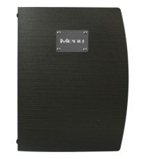 Portamenù Rio - 1 inserto doppio incluso - A4 - 24 x 34 cm - nero - Securit
