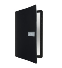 Portamenù Royal - 1 inserto doppio incluso - A4 - 24 x 33 cm - nero - Securit Portamenù Royal - 1 inserto doppio incluso - A4 - 24 x 33 cm - nero - Securit