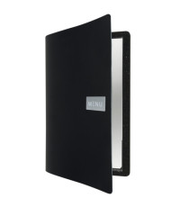 Portamenù Royal - 1 inserto doppio incluso - A4 - 24 x 33 cm - nero - Securit Portamenù Royal - 1 inserto doppio incluso - A4 - 24 x 33 cm - nero - Securit