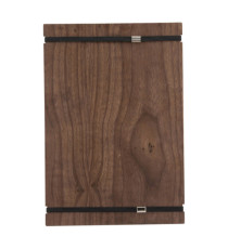 Portamenù Tablet con elastici - 32 x 22 cm - legno di noce - Securit Portamenù Tablet con elastici - 32 x 22 cm - legno di noce - Securit
