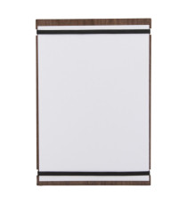 Portamenù Tablet con elastici - 32 x 22 cm - legno di noce - Securit Portamenù Tablet con elastici - 32 x 22 cm - legno di noce - Securit