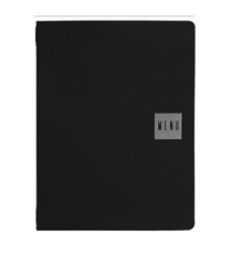 Portamenù Talk - 3 inserti doppi inclusi - A4 - 24,3 x 31,6 cm - nero - Stilcasa Portamenù Talk - 3 inserti doppi inclusi - A4 - 24,3 x 31,6 cm - nero - Stilcasa