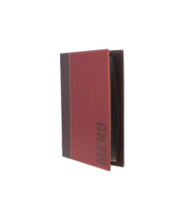 Portamenù Trendy - 1 inserto doppio incluso - A4 - 24 x 34 cm - bordeaux - Securit Portamenù Trendy - 1 inserto doppio incluso - A4 - 24 x 34 cm - bordeaux - Securit