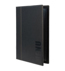 Portamenù Trendy - 1 inserto doppio incluso - A4 - 24 x 34 cm - nero - Securit Portamenù Trendy - 1 inserto doppio incluso - A4 - 24 x 34 cm - nero - Securit
