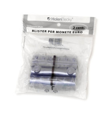 Portamonete - PVC - 2 cent - grigio - HolenBecky - blister 20 pezzi Portamonete - PVC - 2 cent - grigio - HolenBecky - blister 20 pezzi