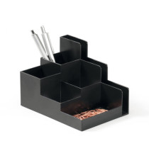 Portaoggetti da scrivania Optimo - 16,2x11,8x11 cm - nero - Durable Portaoggetti da scrivania Optimo - 16,2x11,8x11 cm - nero - Durable