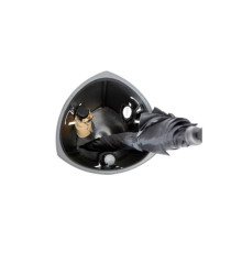 Portaombrelli - diametro 26 cm - H 60 cm - metallo - nero - Alba