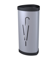 Portaombrelli - diametro 26 cm - H 60 cm - metallo - silver - Alba
