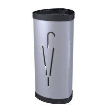 Portaombrelli - diametro 26 cm - H 60 cm - metallo - silver - Alba