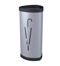 Portaombrelli - diametro 26 cm - H 60 cm - metallo - silver - Alba