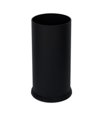 Portaombrelli Steel - con vaschetta interna - diametro 24 cm - H 49 cm - 22 L - acciaio - nero - Stilcasa Portaombrelli Steel - con vaschetta interna - diametro 24 cm - H 49 cm - 22 L - acciaio - nero - Stilcasa