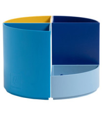 Portapenne modulare The Quarter Bee Blue - 12 x 12 x 8,3 cm - multicolore - Exacompta Portapenne modulare The Quarter Bee Blue - 12 x 12 x 8,3 cm - multicolore - Exacompta