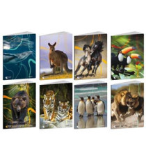 Maxiquaderno Animal World 2024 - A4 - 1 rigo - c/margine - 21 fogli - 80 gr - Blasetti Maxiquaderno Animal World 2024 - A4 - 1 rigo - c/margine - 21 fogli - 80 gr - Blasetti