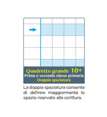 Maxiquaderno Didattico One Color - A4 - 10 mm+ - 100 gr - 18 + 1 fogli - Blasetti Maxiquaderno Didattico One Color - A4 - 10 mm+ - 100 gr - 18 + 1 fogli - Blasetti