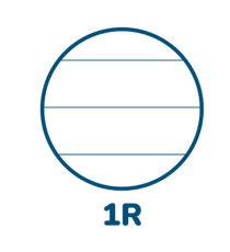 Maxiquaderno Monocromo - A4 - 1 rigo - 42 fogli - 80gr -Pigna
