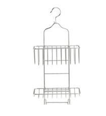 Mensola con gancio - 2 ripiani - rifinitura a specchio - King Collection Mensola con gancio - 2 ripiani - rifinitura a specchio - King Collection