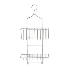 Mensola con gancio - 2 ripiani - rifinitura a specchio - King Collection Mensola con gancio - 2 ripiani - rifinitura a specchio - King Collection