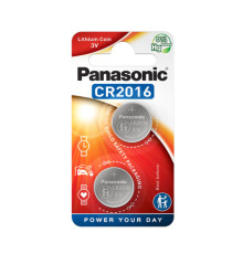 Micropila CR2016 - 3V - a pastiglia - litio - Panasonic - blister 2 pezzi Micropila CR2016 - 3V - a pastiglia - litio - Panasonic - blister 2 pezzi