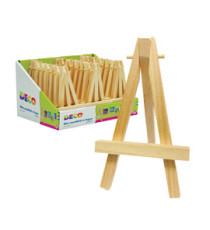 Mini cavalletto - 7 x 12 cm - legno - Deco - conf. 24 pezzi Mini cavalletto - 7 x 12 cm - legno - Deco - conf. 24 pezzi