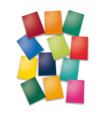 Miniquaderno Monocromo - 120x170mm - 1rigo - 40fg - 80gr - Pigna