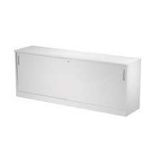 Mobile Agorà - basso - con ante scorrevoli - 185 x 46 x 73 cm - bianco Mobile Agorà - basso - con ante scorrevoli - 185 x 46 x 73 cm - bianco