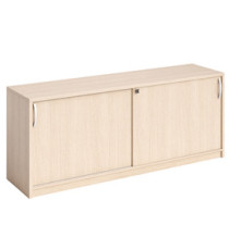 Mobile Agorà - basso - con ante scorrevoli - 185 x 46 x 73 cm - rovere Mobile Agorà - basso - con ante scorrevoli - 185 x 46 x 73 cm - rovere