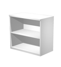 Mobile contenitore Agorà - basso a giorno - 80 x 45 x 73 cm - bianco