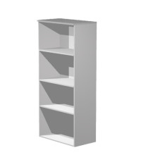 Mobile Easy - alto a giorno - 80 x 35 x 180 cm - grigio