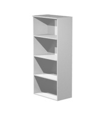 Mobile Easy - alto a giorno - 80 x 44 x 180 cm - grigio alluminio Mobile Easy - alto a giorno - 80 x 44 x 180 cm - grigio alluminio