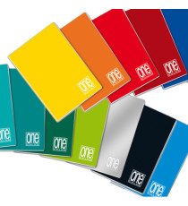 Quaderno One Color - A5 - punto metallico - 1 rigo - 20+1 fogli - 80 gr - Blasetti Quaderno One Color - A5 - punto metallico - 1 rigo - 20+1 fogli - 80 gr - Blasetti