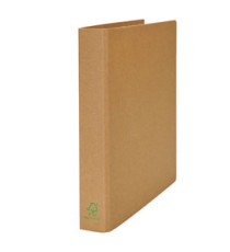 Raccoglitore Eco - 22 x 30 cm - 4 anelli tondi 30 mm - dorso 4 cm - avana - Starline