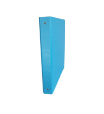 Raccoglitore King - 4 anelli tondi 30 mm - dorso 4 cm - 22x30 cm - rivestimento in PPL - azzurro - Starline Raccoglitore King - 4 anelli tondi 30 mm - dorso 4 cm - 22x30 cm - rivestimento in PPL - azzurro - Starline