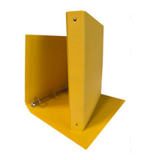 Raccoglitore King - 4 anelli tondi 30 mm - dorso 4 cm - 22x30 cm - rivestimento in PPL - giallo - Starline Raccoglitore King - 4 anelli tondi 30 mm - dorso 4 cm - 22x30 cm - rivestimento in PPL - giallo - Starline