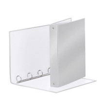 Raccoglitore Meeting - 22 x 30 cm - 4 anelli tondi 30 mm - dorso 4 cm - PP - grigio metallizzato - Esselte