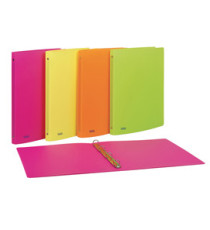 Raccoglitore neon - 4 anelli tondi 15 mm- 22 x 30 cm - PP - colori assortiti - Favorit Raccoglitore neon - 4 anelli tondi 15 mm- 22 x 30 cm - PP - colori assortiti - Favorit