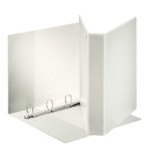 Raccoglitore personalizzabile Display - 22 x 30 cm - 4 anelli a D 40 mm - dorso 5,9 cm - bianco - Esselte