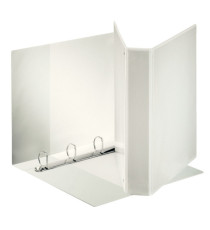 Raccoglitore personalizzabile Display - 22 x 30 cm - 4 anelli a D 40 mm - dorso 5,9 cm - bianco - Esselte