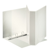 Raccoglitore personalizzabile Display - 22 x 30 cm - 4 anelli a D 50 mm - dorso 7,1 cm - bianco - Esselte