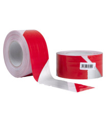 Nastro segnaletico SIGNAL - 70 mm x 100 m - bianco/rosso riflettente - Geko Nastro segnaletico SIGNAL - 70 mm x 100 m - bianco/rosso riflettente - Geko