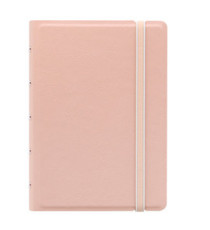 Notebook Pocket - con elastico - copertina similpelle - 144 x 105 mm - 56 pagine - a righe - pesca - Filofax Notebook Pocket - con elastico - copertina similpelle - 144 x 105 mm - 56 pagine - a righe - pesca - Filofax