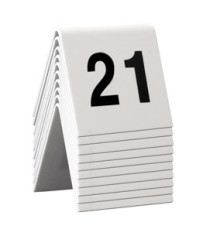 Numeri per tavoli - set da 21 a 30 - Securit Numeri per tavoli - set da 21 a 30 - Securit