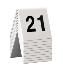 Numeri per tavoli - set da 21 a 30 - Securit Numeri per tavoli - set da 21 a 30 - Securit